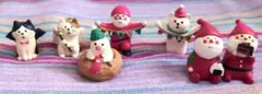 コンコンブル　クリスマス 置物 ７体セット