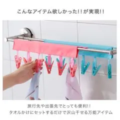 ❤️即購入OK❤️人気商品⚠️ 洗濯ハンガー 洗濯ばさみセット 万能 使いやすい