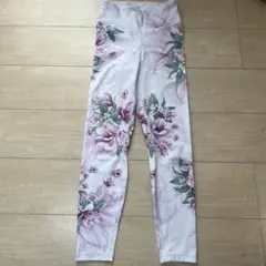 ダーマバムズ　花柄ハイウエストレギンスXXS