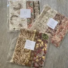 【インド刺繍リボン】約30センチ×3種アソートパック　ラスト！！