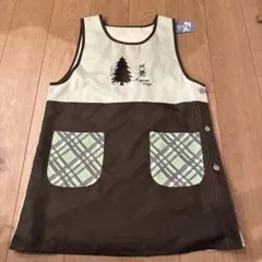 学研　エプロン　新品　おばけのてんぷら　保育士　スモック　長袖 おばけのてんぷら エプロン めがねうさぎ 学研 保育士 幼稚園の