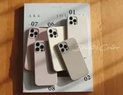 くすみカラー iPhone15Pro用シリコンケース