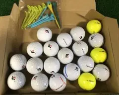 ブリヂストンゴルフボール ツアーBX他 色々20個セット（オマケ付き）