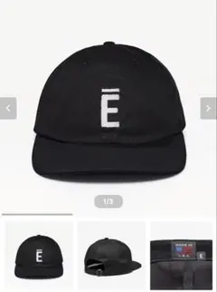 【送料込】エンノイ　Eロゴ　キャップ　黒　Ennoy スタイリスト私物　旧タイプ ENNOY COTTON CAP ネイビー エンノイ キャップ 帽子