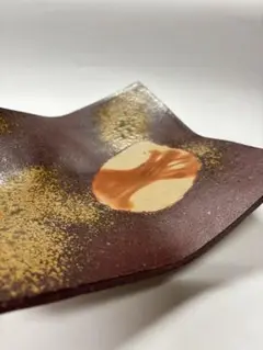 角皿　備前焼