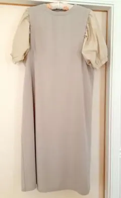 ローズマダム　ぽわん袖ワンピ　パフスリーブ マタニティワンピース　授乳服