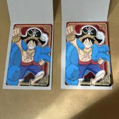 ONE PIECE ワンピース ルフィ ステッカー2点セット