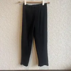 ブラック プリーツパンツ 120新品未使用タグ無し Discoatにて購入
