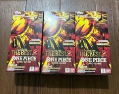 テープ付 ワンピース カードゲーム THE BEST vol.2 3BOX 未開