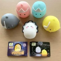 【最終価格】それいけ！ひとだまちゃん ゆらゆらいと&ぴかぴ牡蠣 5点セット