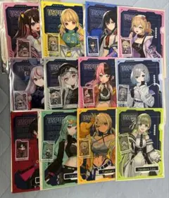ぶいすぽっ！　GIGO クリアファイル　クリアしおり　全12種類フルコンプリート