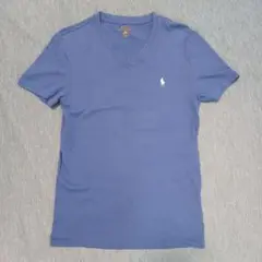 新品　ポロ　ラルフローレン　ロゴ　半袖Tシャツ　ブルー　XS