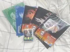 鬼滅の刃 ファミマ ファイル 一番くじ 竈門炭治郎 富岡義勇 宇隨天元 セット