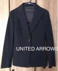 *・UNITED ARROWS*・テーラードジャケット レディース 36 S 黒