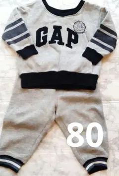 【本日限定大特価】GAP トレーナーパンツセットアップ　ベビー 80　秋冬　長袖