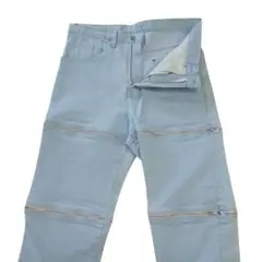 未使用 3.5万 whowhat フーワット ジップ チェンジ デニム M