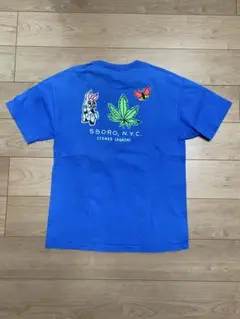 5BORO ファイブボロ Tシャツ Lサイズ ブルー