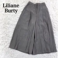 リリアンビューティー ワイドパンツ リネン混 グレー Sサイズ