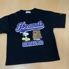 Peanuts スヌーピー Tシャツ 黒