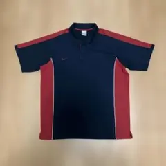 NIKE ナイキ スポーツポロシャツ ネイビー 90-00年代