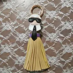 値下げ⤵未使用　フリンジバッグチャーム　カーリト？