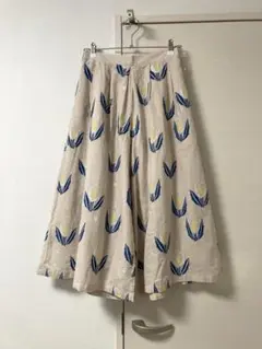 新品 marble sud MIZBASHO TUCK ハカマパンツ リネン混