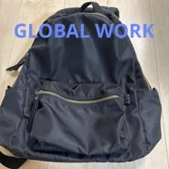 GLOBAL WORK グローバルワーク　ブラック リュック　メッシュ　黒