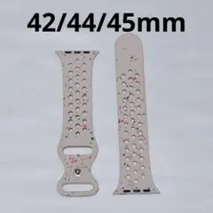 Applewatch シリコンベルト 42/44/45mm ピンク オシャレ