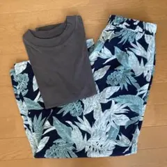 Tシャツ&ガウチョパンツ