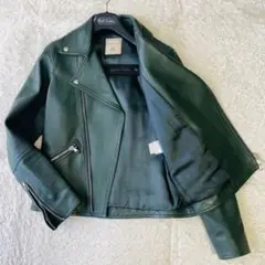 新品同様◆20万弱◆トゥモローランド　DENIM　別注 ライダース 44 羊革