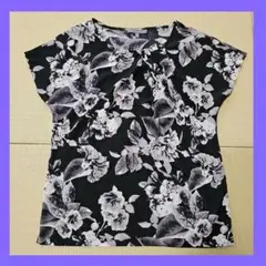 LAURA ASHLEY　ローラアシュレイ　カットソー　プルオーバー　花柄