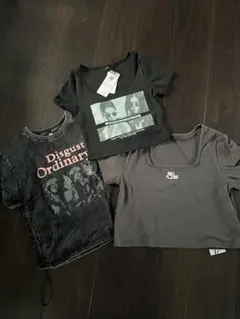クロップドTシャツ 3点セット　新品