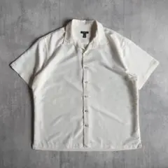 【00s vintage】レーヨンシャツ　ギャバジャン　ロカビリー　50s 古着