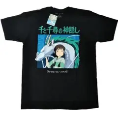 千と千尋の神隠し　Tシャツ　L　黒　アニメT　ムービーT　ジブリ　公式 *