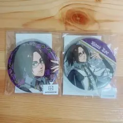 まるくじ 復刻版 進撃の巨人 チェスstyle 小吉 缶バッジ×② ハンジ