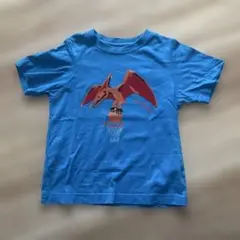 GU Tシャツ 120 恐竜トップス スパンコール プテラノドン