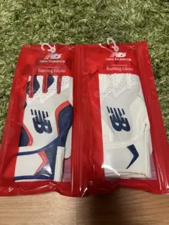 未使用●Mサイズ ニューバランス バッティンググローブ2個セット