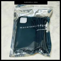 【未使用】マカロニエッジ ストラップ付き スマホケース iPhone13/14
