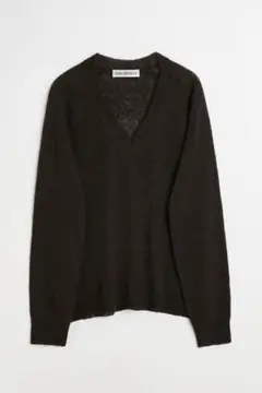 our legacy RUE V-NECK NORI GREEN