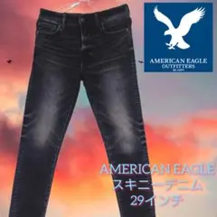 AMERICAN EAGLE アメリカンイーグル スキニー黒 灰 29インチ32