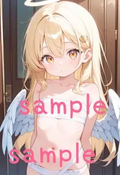 ☆585写真　ブロマイド　カード　2次元　アニメイラスト　美少女　水着　下着☆