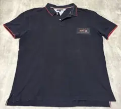 TOMMY HILFIGER ポロシャツ 3XLサイズ ネイビー