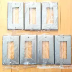 【未使用品】national 金属製スイッチカバー WN7503 7個セット