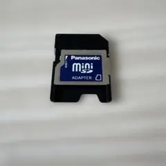 Panasonic miniSDアダプター 取扱説明書付き