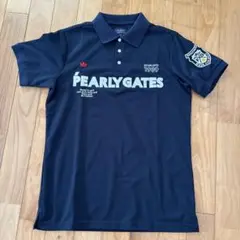 PEARLY GATES ネイビー ポロシャツメンズ