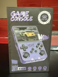 ゲームコンソール R36S 透明紫