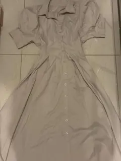 GRL グレー 半袖シャツワンピース Mサイズ