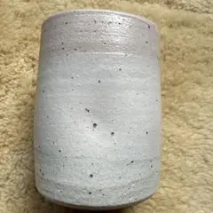 陶器製グラデーションホワイト茶筒