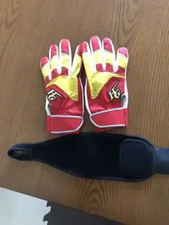 本日売り切りセール　野球バッティンググローブセット