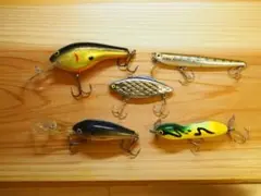 バス釣り オールド ルアー セット ハトリーズ バグリー ストライクキング